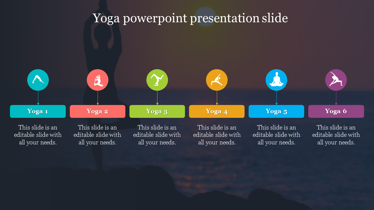 Free - Editable Yoga PowerPoint Presentation Slide PPT Template